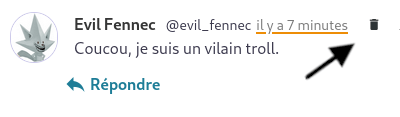suppression d'un commentaire