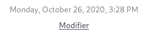 image montrant le lien pour modifier