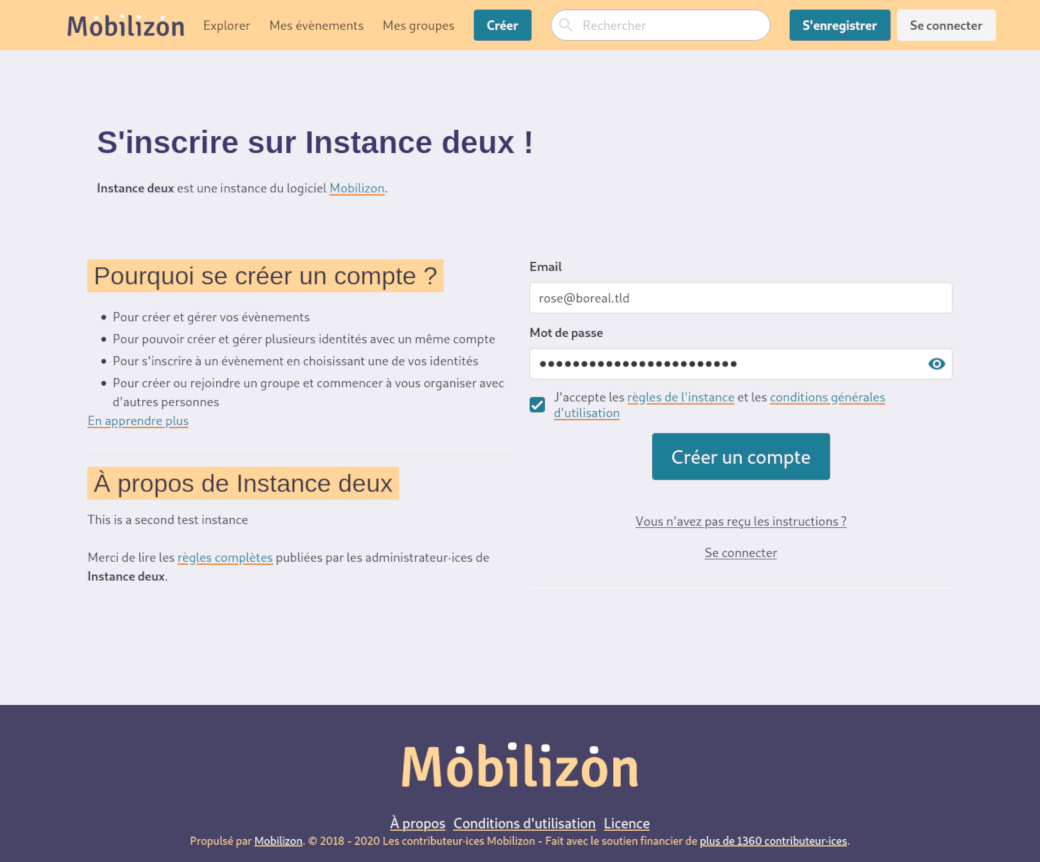 image de la page d'inscription