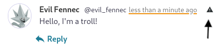 report comment icon
